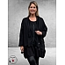 VINCENZO ALLOCCA Vest Zwart Tule